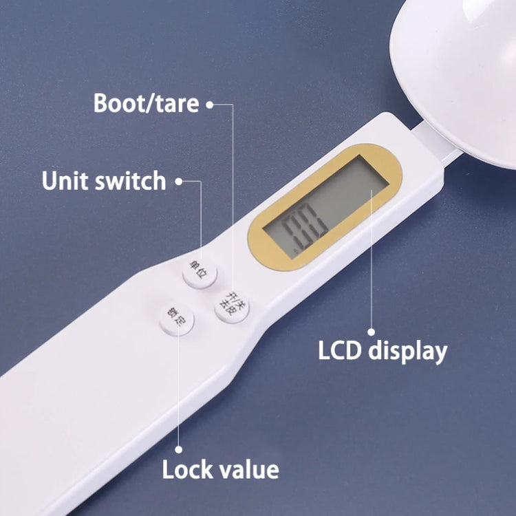 Weighing Spoon Scale Home Kitchen Tool Electronic Measuring Coffee Food Flour Powder Baking LCD Digital Measurement adjustable - mariaestalocashop