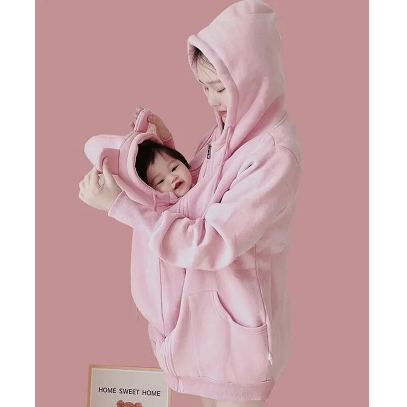 winter pregnancy clothes maternity jackets kangaroo coat baby carrier