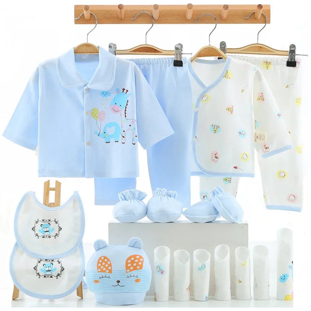 18 Pcs Newborn Baby Girl Clothes Sets 0-6 Months Cotton Infant Girl Se