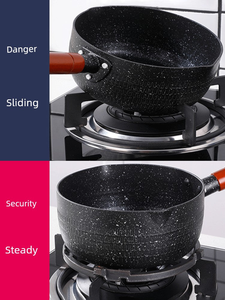 Gas Stove Bracket Gas Furnace Kitchen Racks Gas Stove Rack Pot Rack Hob Small Pot Milk Pot Non Slip Rack - mariaestalocashop