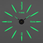 2023 Modern Design Large Wall Clock 3D DIY Quartz Clocks Fashion Watches Acrylic Mirror Stickers Living Room Home Decor Horloge
