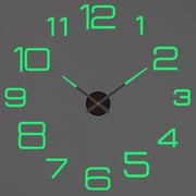 2023 Modern Design Large Wall Clock 3D DIY Quartz Clocks Fashion Watches Acrylic Mirror Stickers Living Room Home Decor Horloge