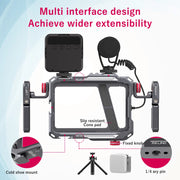 Ulanzi Lino Universal SmartPhone Cage Protective Case Cage with Side Handle Rig for iPhone 15 14 13 Samsung Huawei Xiaomi OPPO