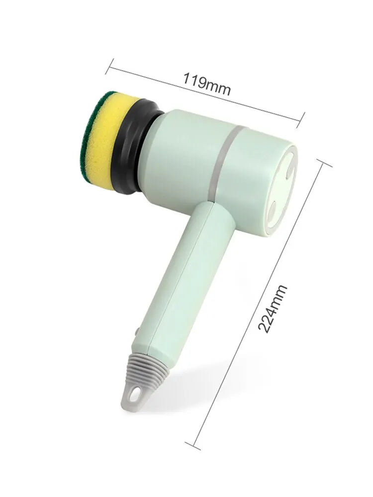 Electric Cleaning Brush Multi-functional Home USB Rechargeable Electric Rotary Scrubber Household Appliances Cleaning Gadget - mariaestalocashop