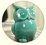 Ceramic handicrafts modern owls statue living room animal ornaments ow