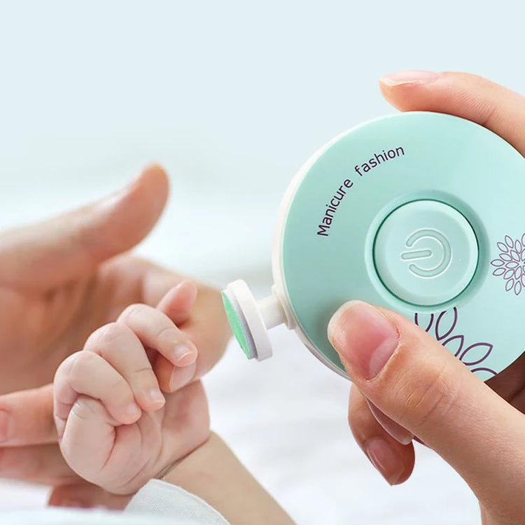Electric Baby Nail Trimmer Kid Nail Polisher Tool Infant Manicure Scissors Baby Hygiene Kit Baby Nail Clipper Cutter For Newborn - mariaestalocashop