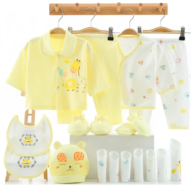 18 Pcs Newborn Baby Girl Clothes Sets 0-6 Months Cotton Infant Girl Se