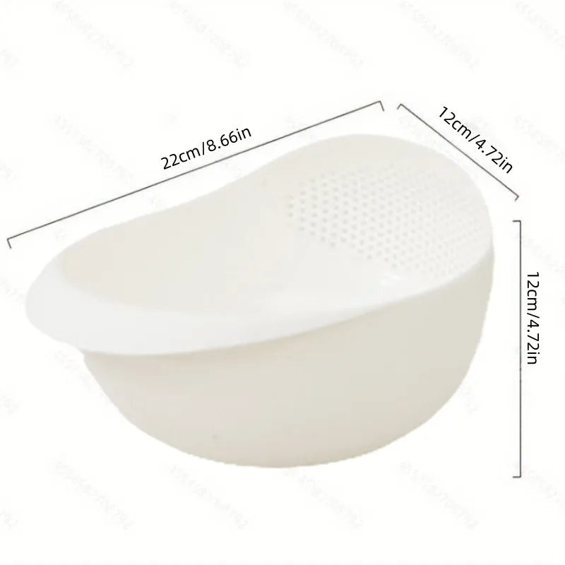 Drainage Basket Rice Filter Fruit and Vegetable Drainage Sieve Kitchen Supplies Small Tools Multi-purpose - mariaestalocashop