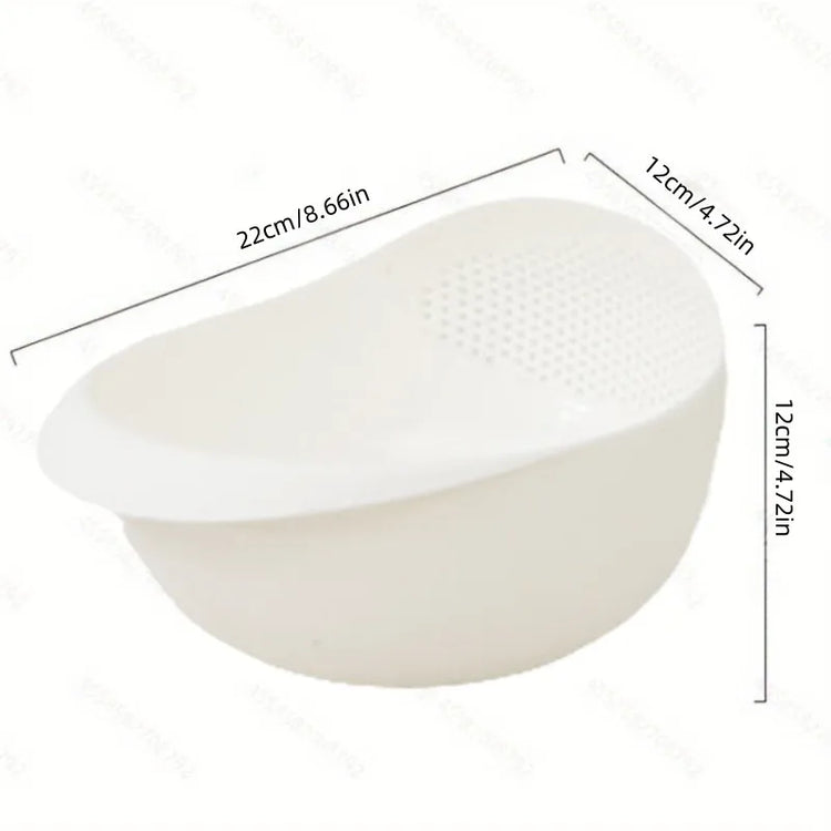 Drainage Basket Rice Filter Fruit and Vegetable Drainage Sieve Kitchen Supplies Small Tools Multi-purpose - mariaestalocashop