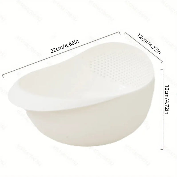 Drainage Basket Rice Filter Fruit and Vegetable Drainage Sieve Kitchen Supplies Small Tools Multi-purpose