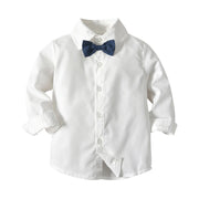 Baby Boy Clothing Sets Infants Newborn Boy Clothes Long Sleeve Tops+Ve