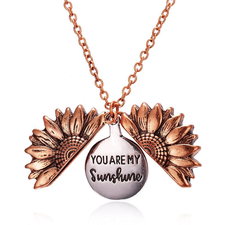 sunshine sunflower necklaces pendant