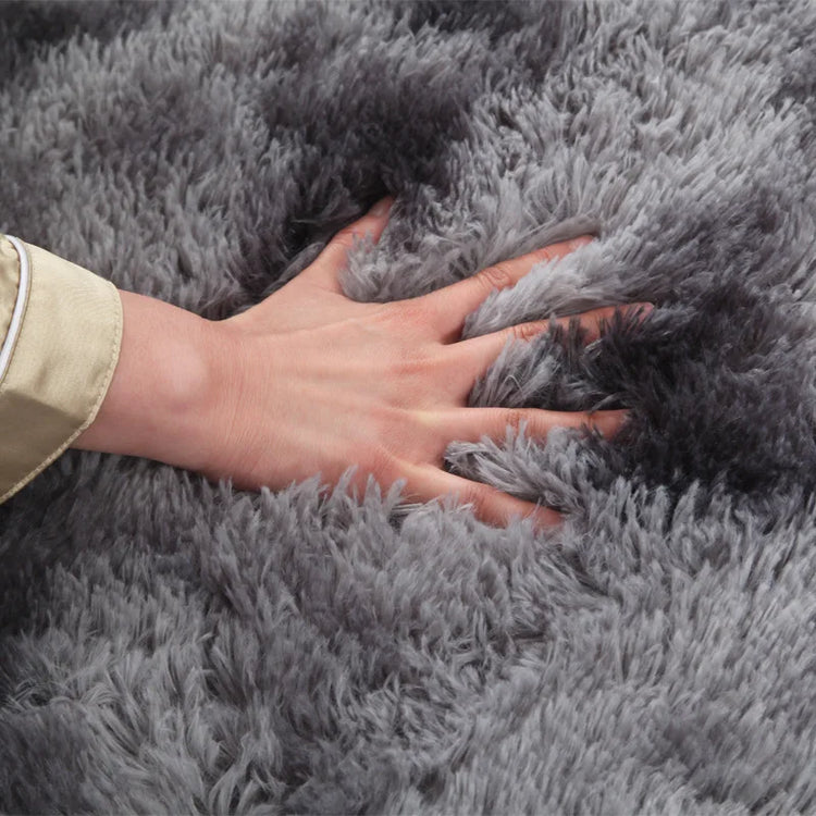 Gray Carpet for Living Room Plush Rug Bed Room Floor Fluffy Mats Anti-slip Home Decor Rugs Soft Velvet Carpets Kids Room Blanket - mariaestalocashop