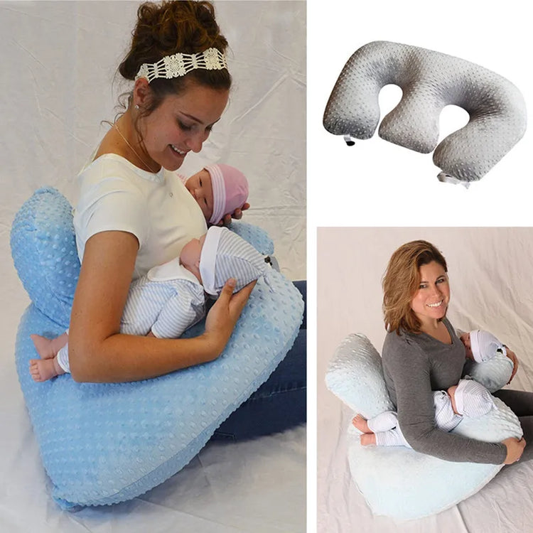 Baby Pillow Multifunctional Nursing Pillow For Breastfeeding Twin Anti-spitting  Feeding Waist Cushion Mom Pregnancy Pillow - mariaestalocashop