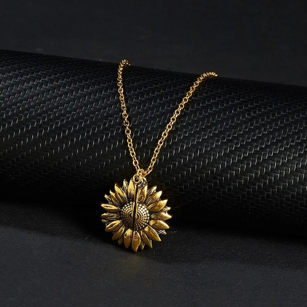 sunshine sunflower necklaces pendant