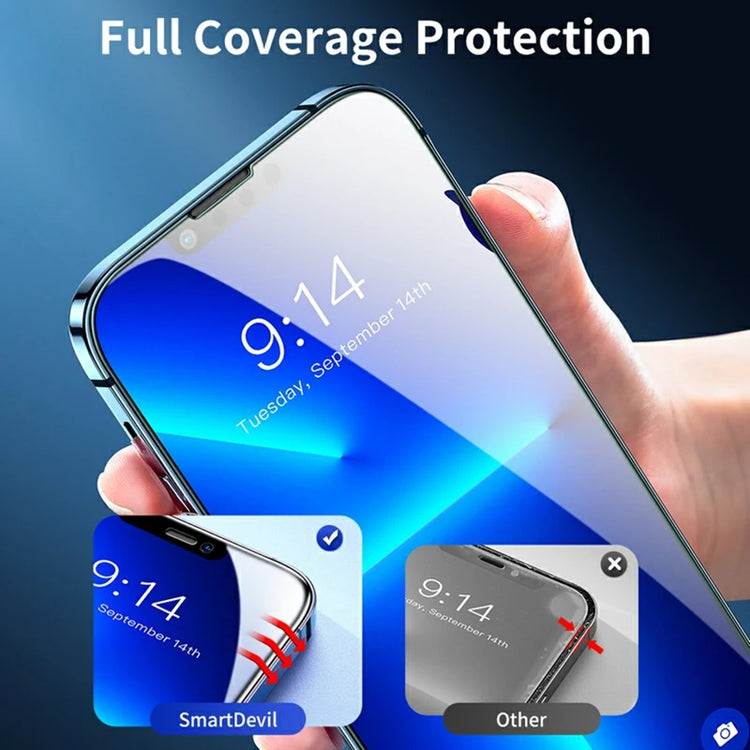4PCS 60D Full Cover Protective Glass For IPhone 15 11 X XR XS MAX 6 7 8 Plus Screen Protectors On iPhone 13 12 Mini 14 Pro Glass - mariaestalocashop