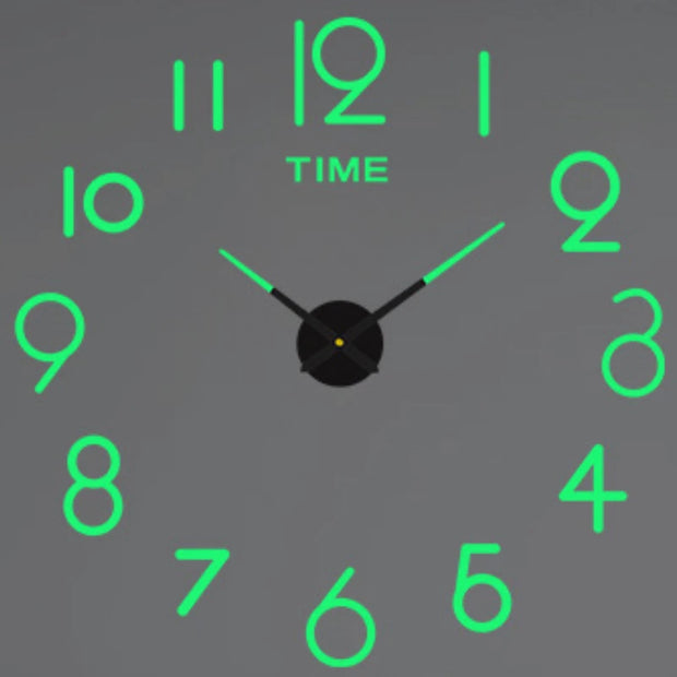 2023 Modern Design Large Wall Clock 3D DIY Quartz Clocks Fashion Watches Acrylic Mirror Stickers Living Room Home Decor Horloge