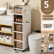 Rising Bathroom Storage Rack Bathroom Sandwich Cabinet Bathroom Storage Cabinet Toilet Locker Toilet Side Cabinet Narrow
