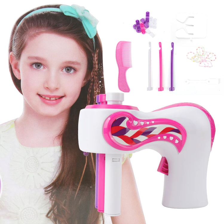 Automatic Hair Braider Electric DIY Hair Weave Twist Knitting Machine - mariaestalocashop