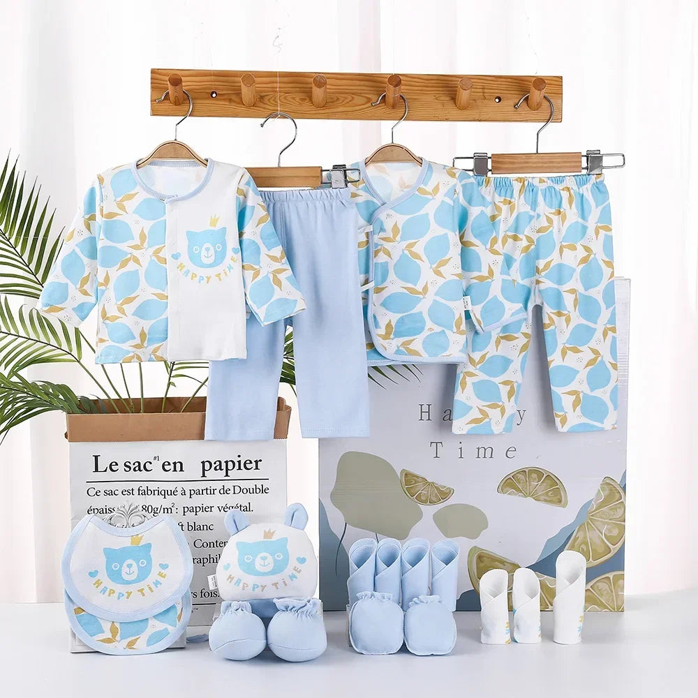 18 Pcs Newborn Baby Girl Clothes Sets 0-6 Months Cotton Infant Girl Se