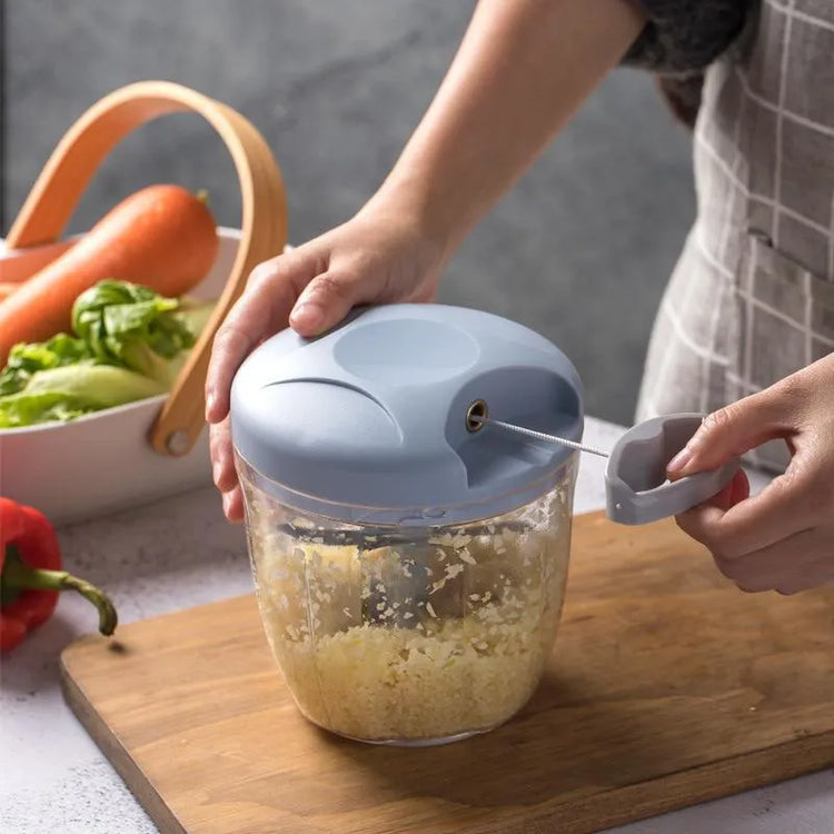 Manual Meat Mincer Garlic Chopper Rotate Garlic Press Crusher Vegetable Onion Cutter Kitchen Cooking Accessories - mariaestalocashop