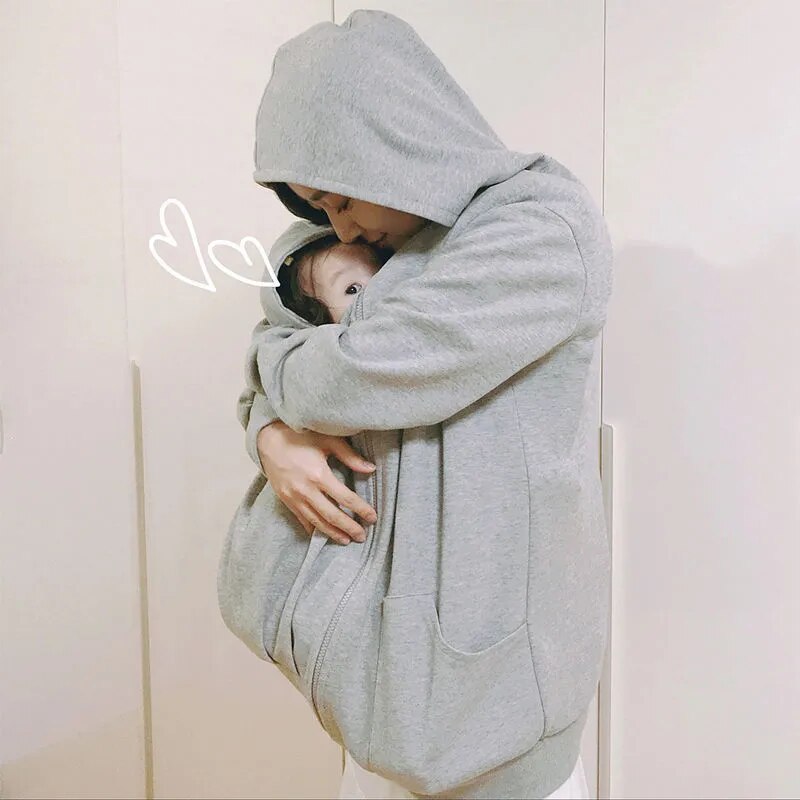 winter pregnancy clothes maternity jackets kangaroo coat baby carrier