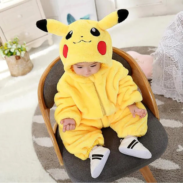 baby boy blue stitch kigurumi pajamas clothing newborn infant romper
