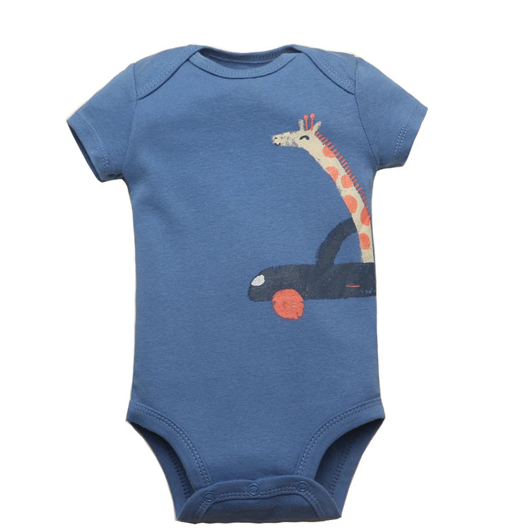 5PCS/Lot Baby Boys Girls Bodysuits 100% Cotton Short Sleeves Kids Clothes 6-24 Month Newborn Baby Clothing bebe Jumpsuit - mariaestalocashop