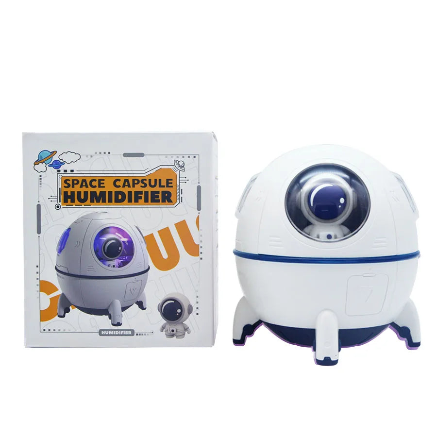 New Astronaut Air Humidifier 220ml With Night Light 1200mAh Battery  Rechargeable Home Aroma oil Diffuser Gift for Kids - mariaestalocashop