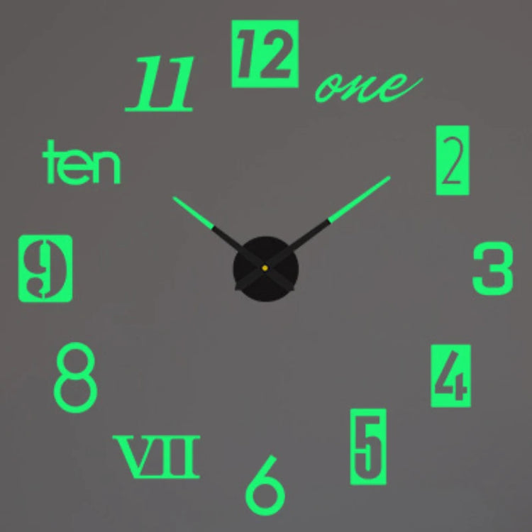 2023 Modern Design Large Wall Clock 3D DIY Quartz Clocks Fashion Watches Acrylic Mirror Stickers Living Room Home Decor Horloge - mariaestalocashop
