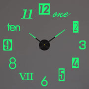 2023 Modern Design Large Wall Clock 3D DIY Quartz Clocks Fashion Watches Acrylic Mirror Stickers Living Room Home Decor Horloge