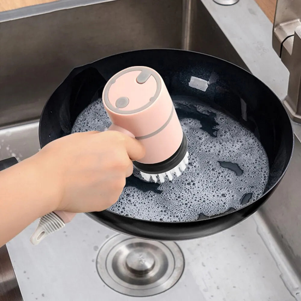 Electric Cleaning Brush Multi-functional Home USB Rechargeable Electric Rotary Scrubber Household Appliances Cleaning Gadget - mariaestalocashop