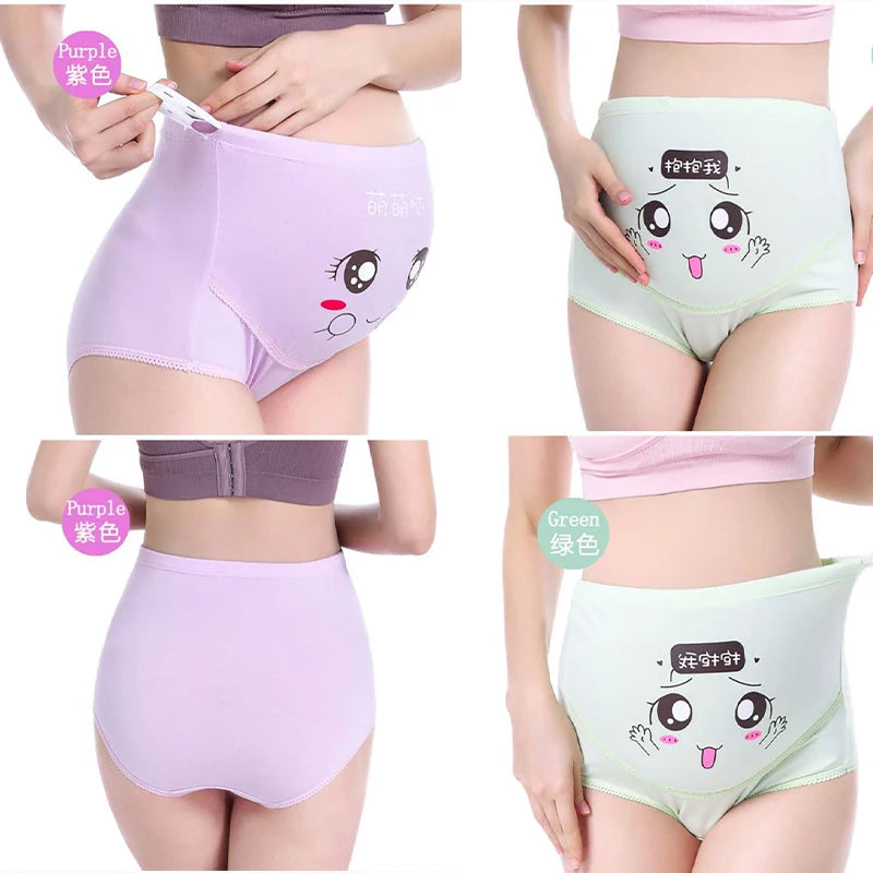 Cotton Panties For Pregnant Maternity Underwear Panty Clothes for Pregnant Women Pregnancy Brief High Waist Maternity Intimates - mariaestalocashop