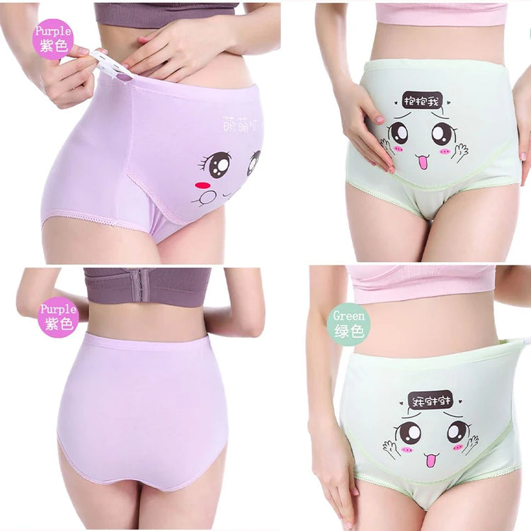 Cotton Panties For Pregnant Maternity Underwear Panty Clothes for Pregnant Women Pregnancy Brief High Waist Maternity Intimates - mariaestalocashop
