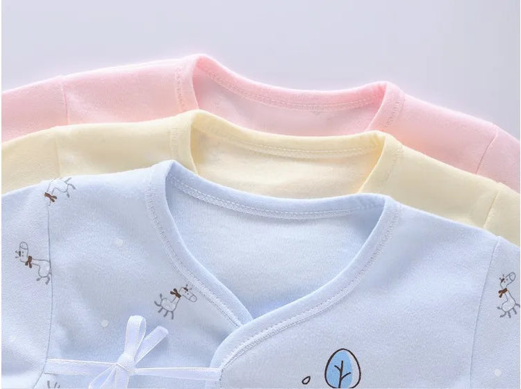 7Piece Spring Newborn Baby Stuff Toddler Clothes Cartoon Cute Cotton T-shirt+Pants+Hats Infant Boys Girls Clothing Set BC316 - mariaestalocashop