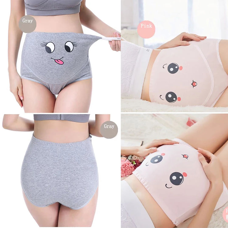 Cotton Panties For Pregnant Maternity Underwear Panty Clothes for Pregnant Women Pregnancy Brief High Waist Maternity Intimates - mariaestalocashop