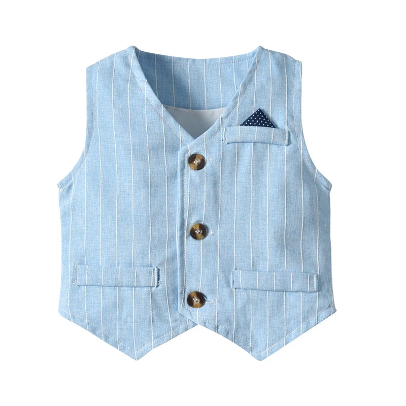 Baby Boy Clothing Sets Infants Newborn Boy Clothes Long Sleeve Tops+Ve