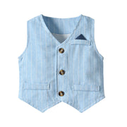 Baby Boy Clothing Sets Infants Newborn Boy Clothes Long Sleeve Tops+Ve