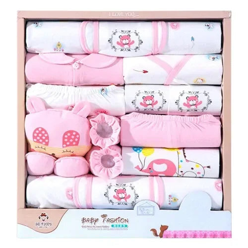 18 Pcs Newborn Baby Girl Clothes Sets 0-6 Months Cotton Infant Girl Se