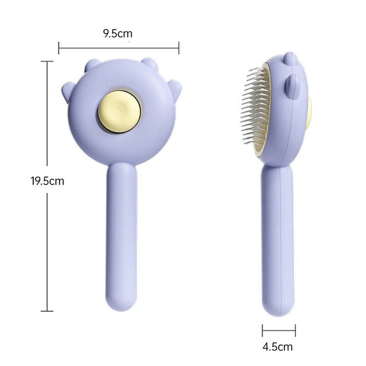 Cat Comb Massage Pet Deshedding Brush Hair Removal Cat