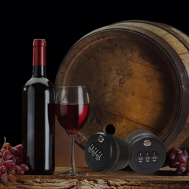 Password Code Lock For Wine Cap Digital Lock For Wine & Liquor Bottle - mariaestalocashop