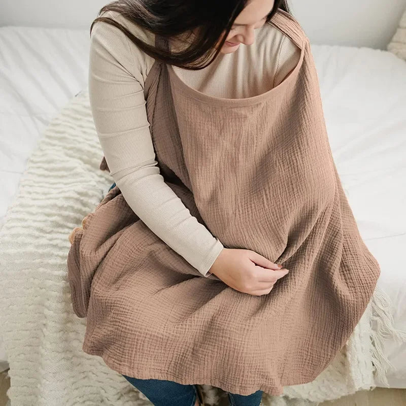 mother outing breastfeeding cover cotton baby feeding nursing covers  