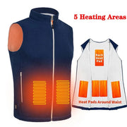Heating vest men and women winter jacket Warm Electric Thermal Waistco