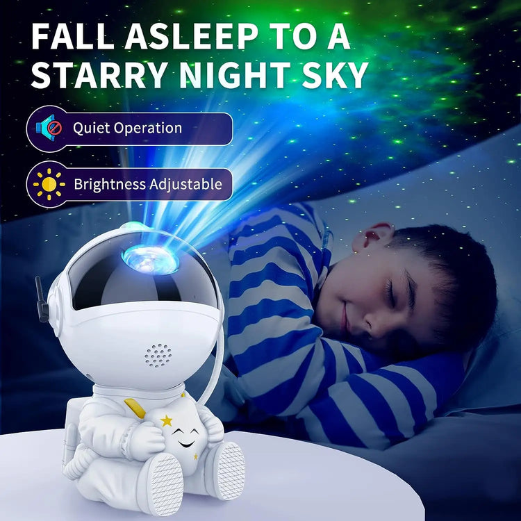 Star Projector Galaxy Night Light Astronaut Space Projector Starry Nebula Ceiling LED Lamp for Bedroom Home Decorative kids gift - mariaestalocashop