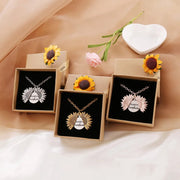 sunshine sunflower necklaces pendant