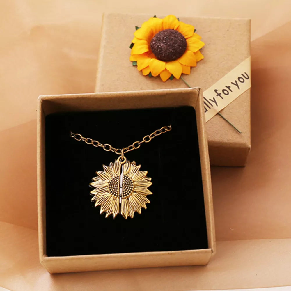 sunshine sunflower necklaces pendant